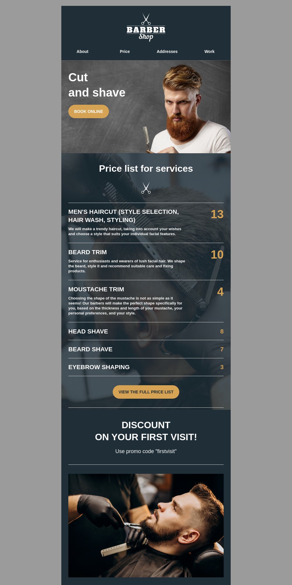 Service Price List