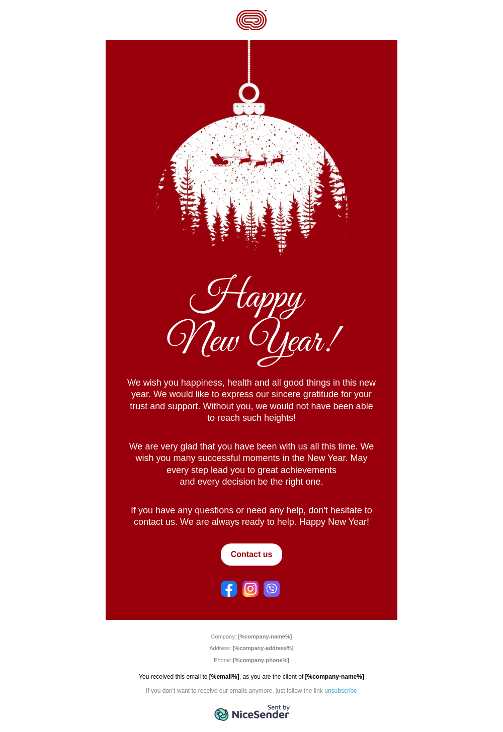 New Year Email