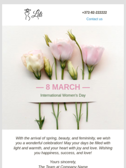 Wishes for International Women's Day