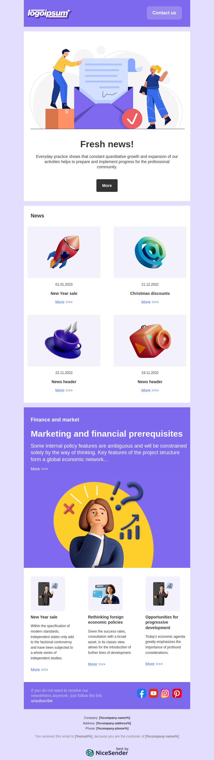 Customer Newsletter