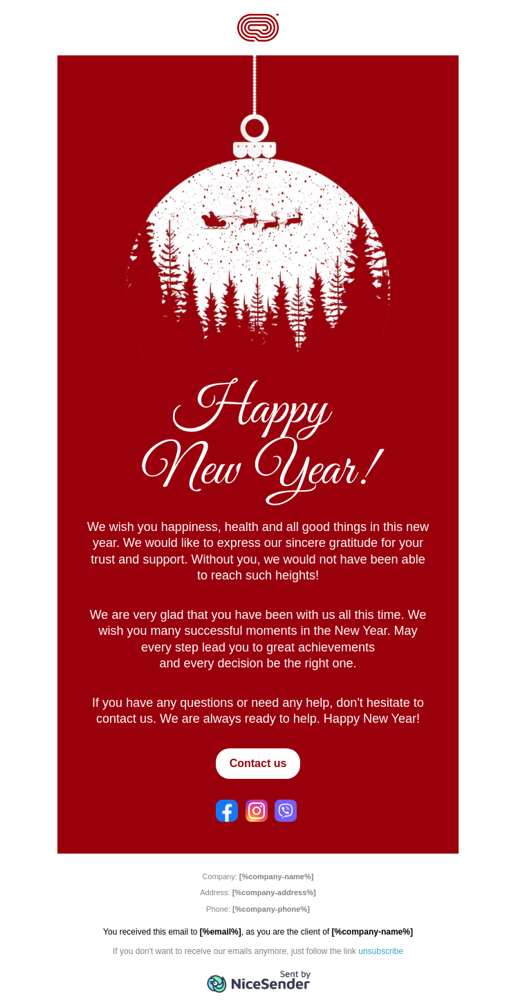 New Year Email