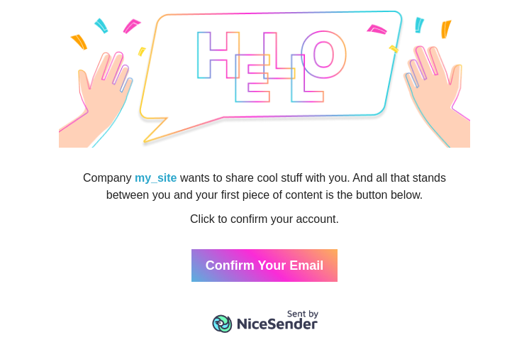 Account Confirmation