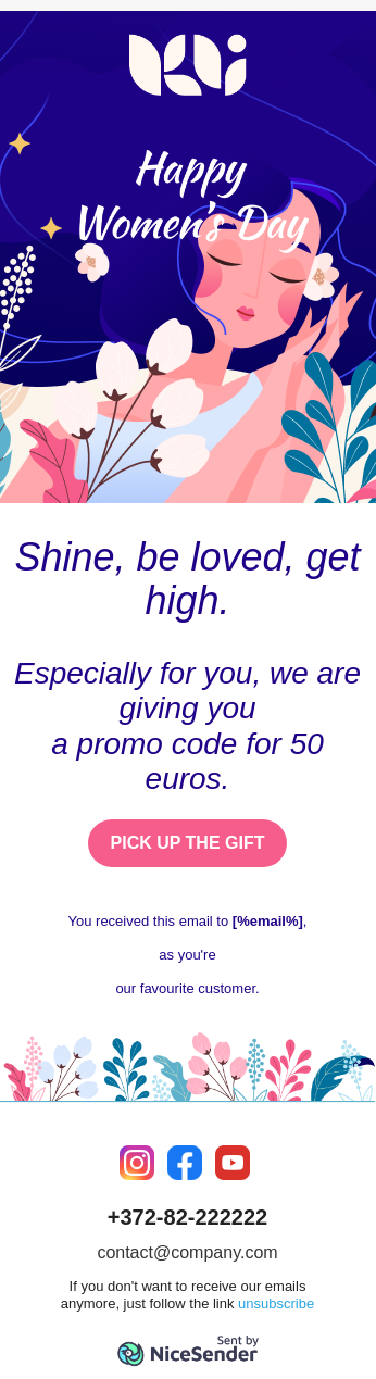 Promo Code for March 8