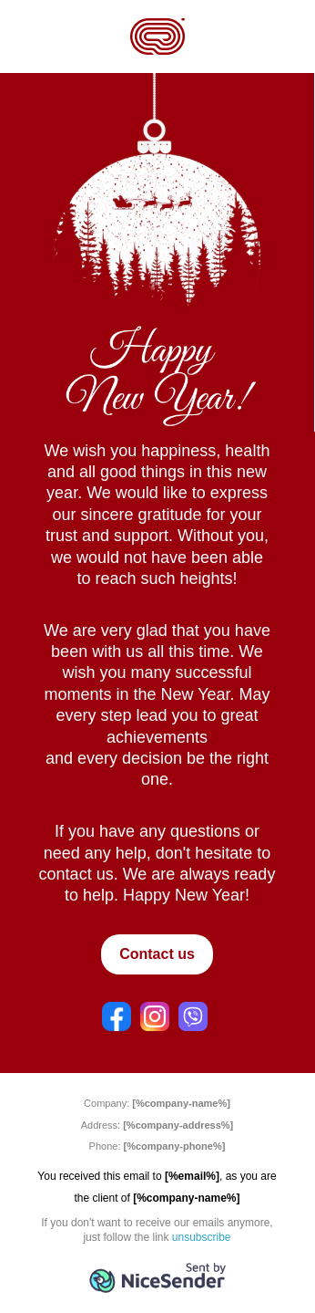 New Year Email