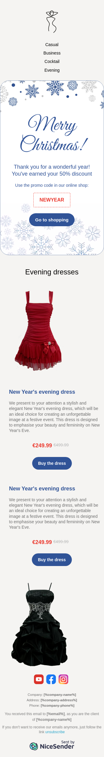 Christmas email