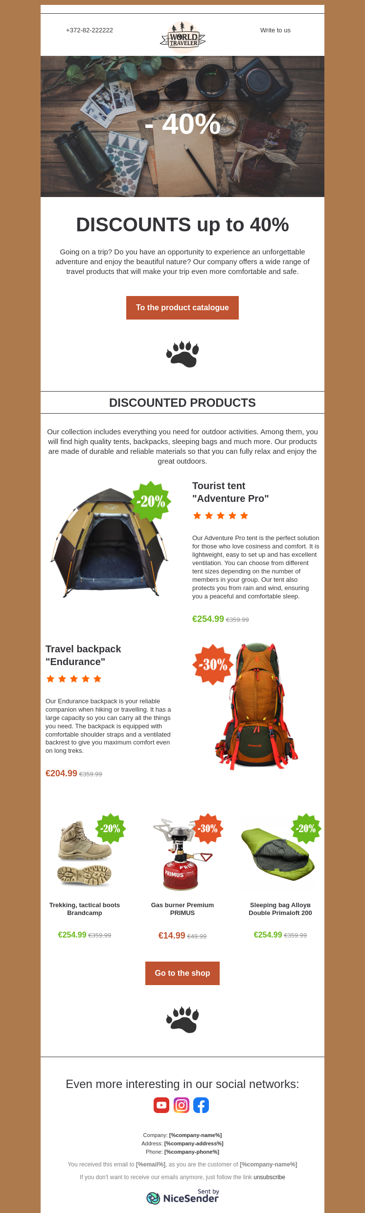 Tourism Products