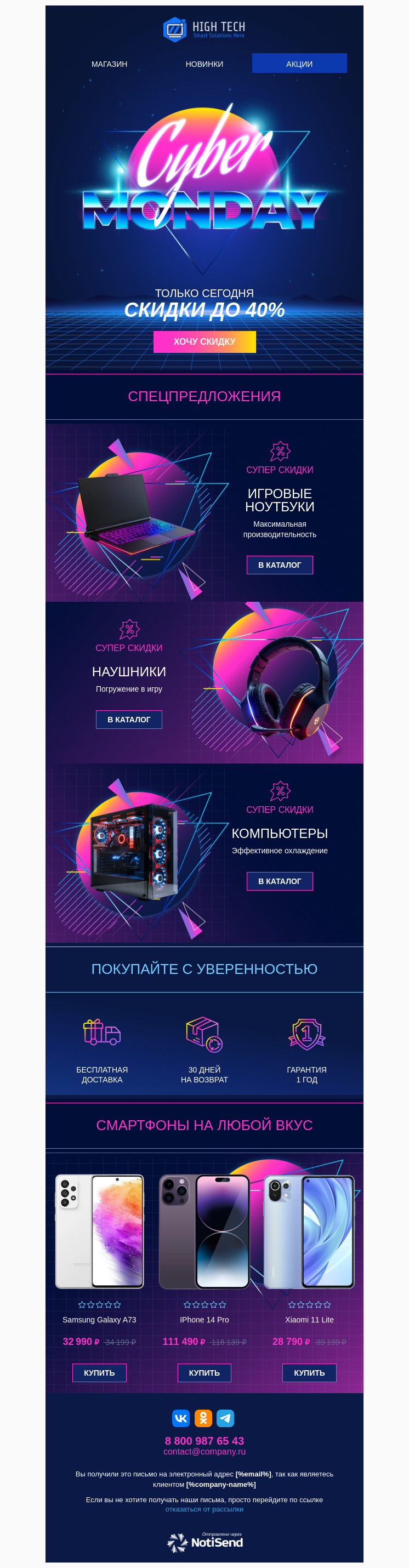 Распродажа января
