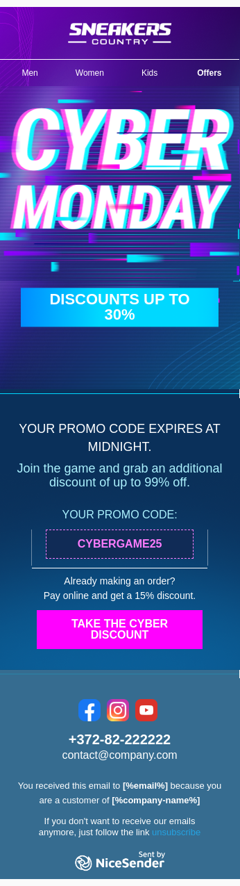 Cyber Monday Promo Code
