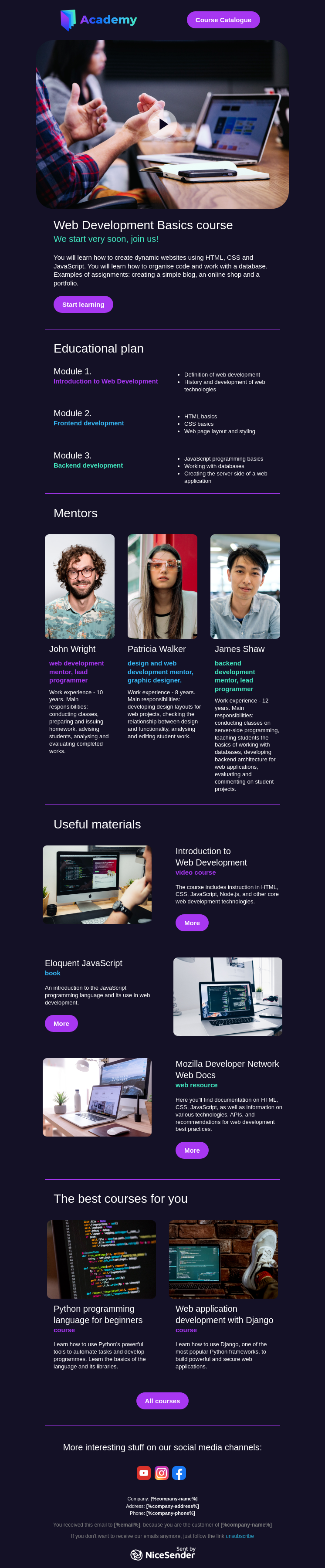 Online Courses Marketing