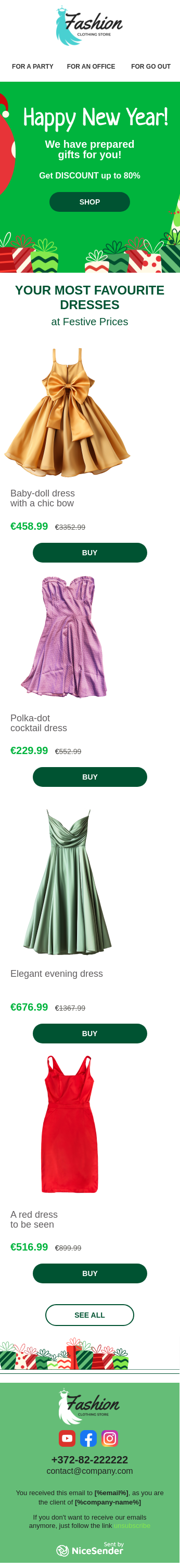 New Year’s Eve Sale