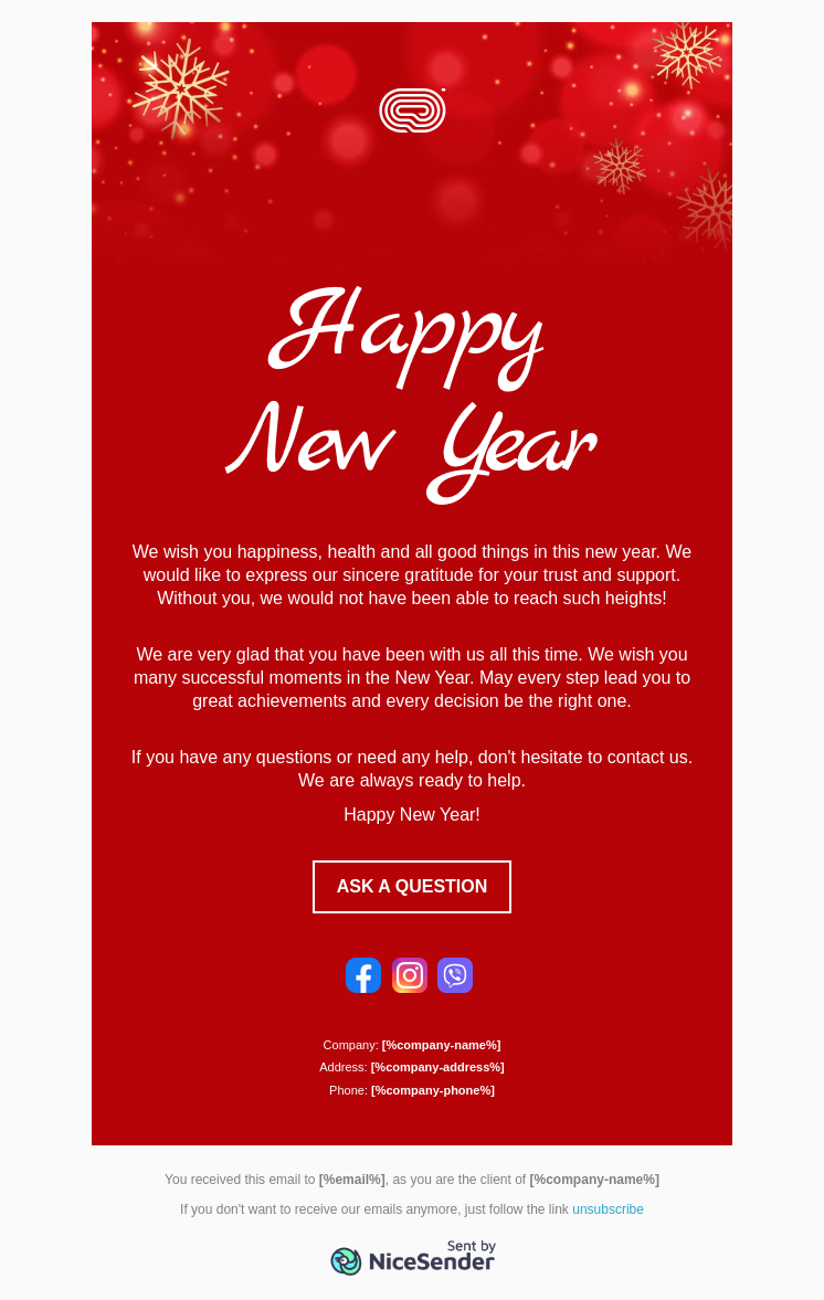 New Year Greetings