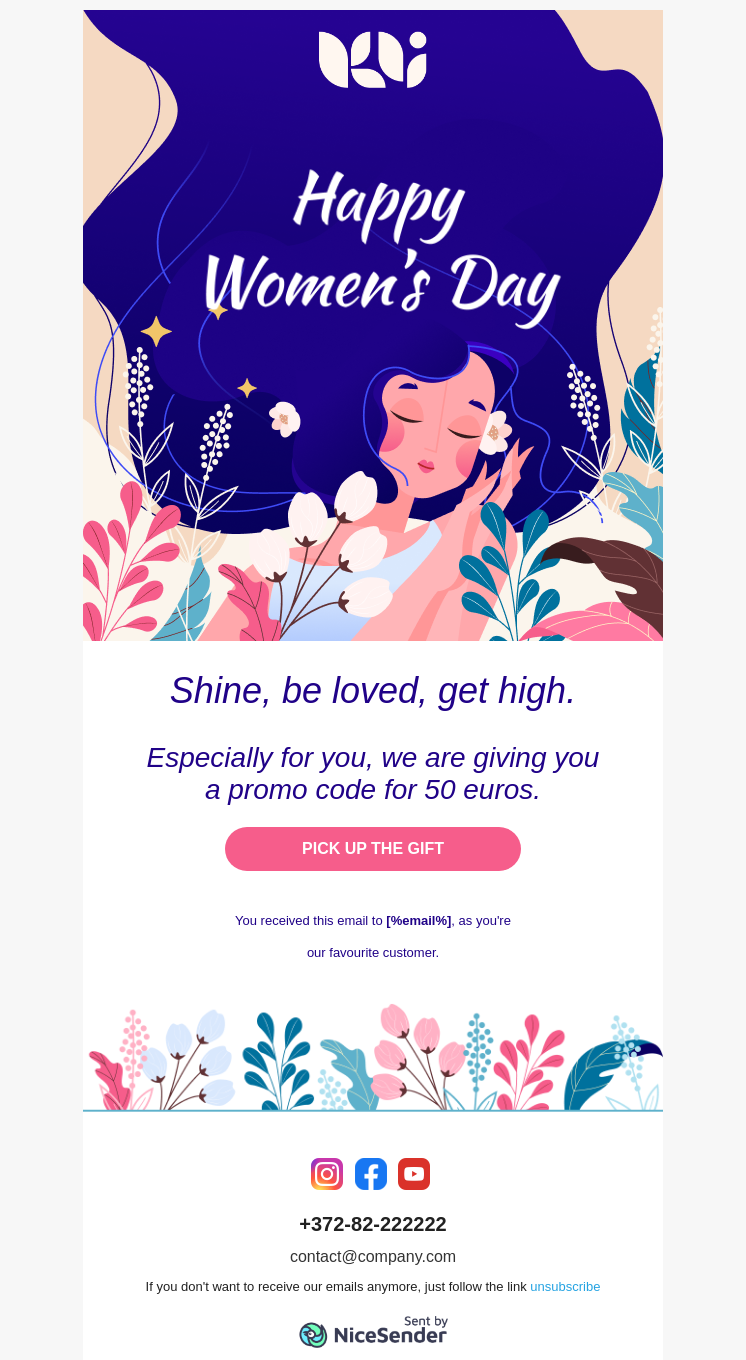 Promo Code for March 8