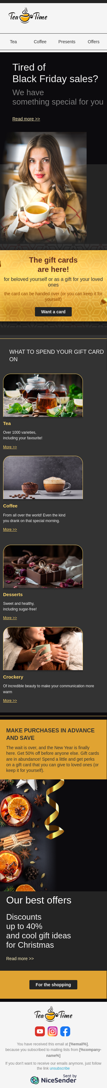 Special Offers for Black Friday