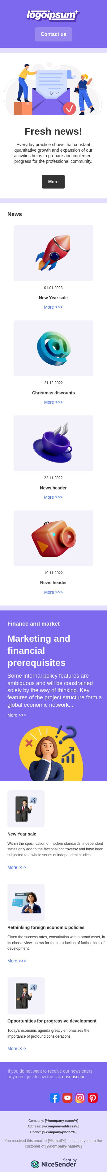 Customer Newsletter